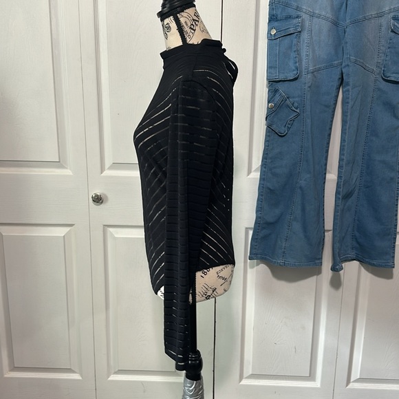 PrettyLittleThing High Neck Illusion Bodysuit - Picture 7 of 12